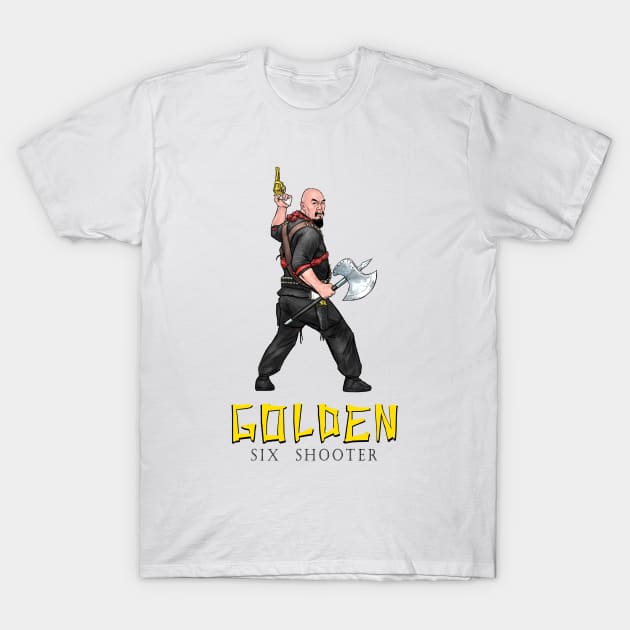 Golden Pistols T-Shirt by PreservedDragons